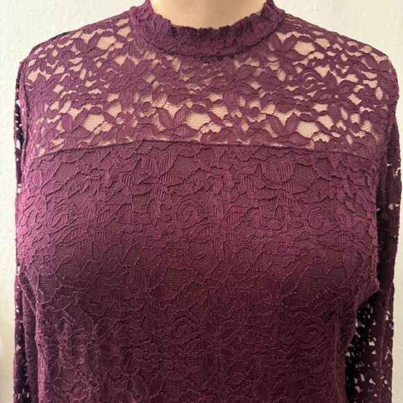 LANE BRYANT Open-Back Bodycon Lace Dress, NWOT. Size 22 - Picture 3 of 12